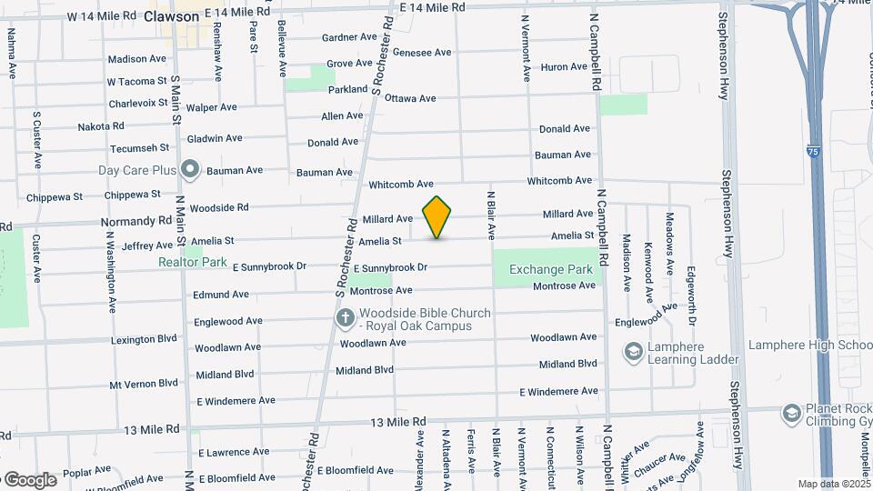 932 Amelia St Map and Location Details
