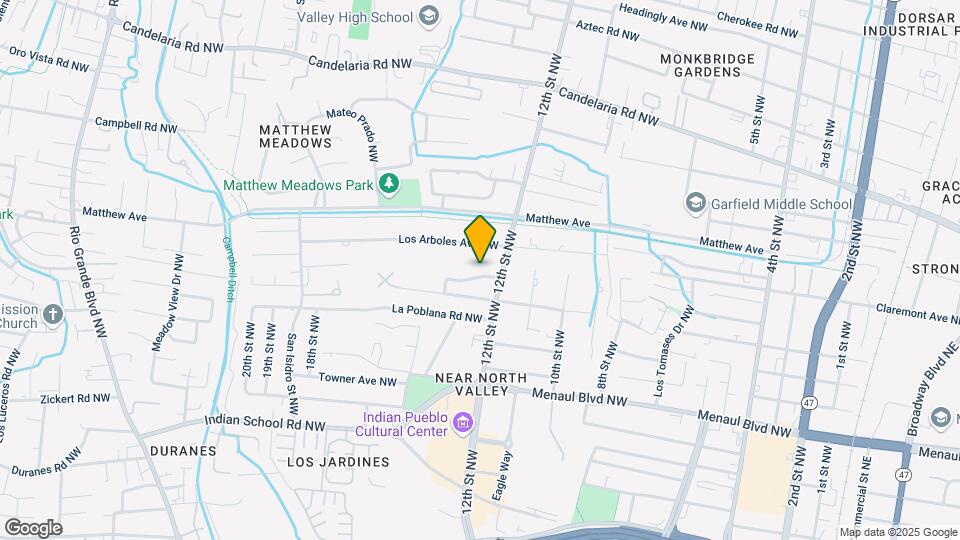 1215 Cordova Ave NW Map and Location Details