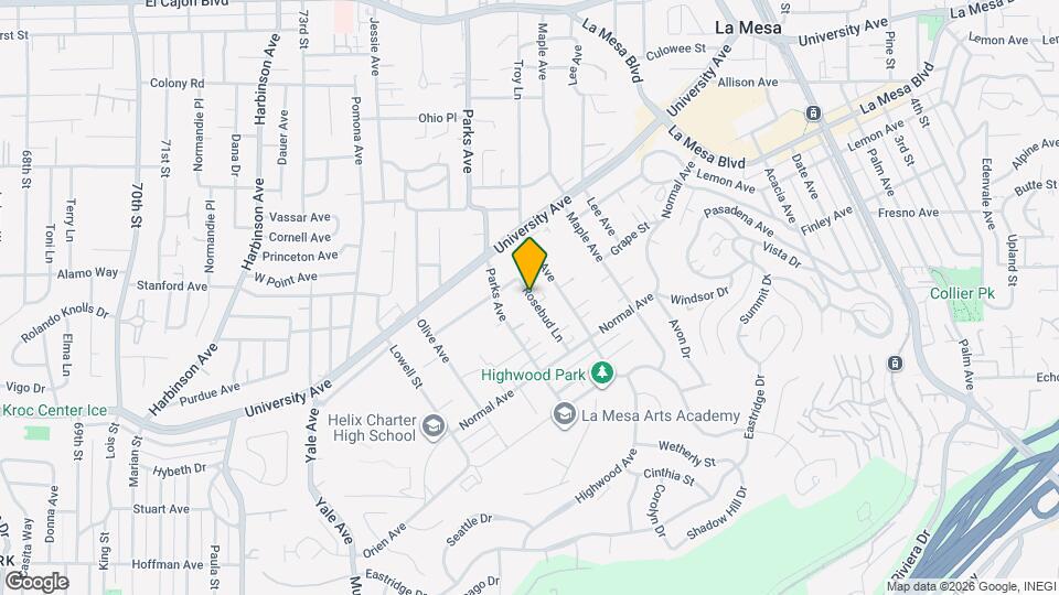 4423 Rosebud Ln Map and Location Details