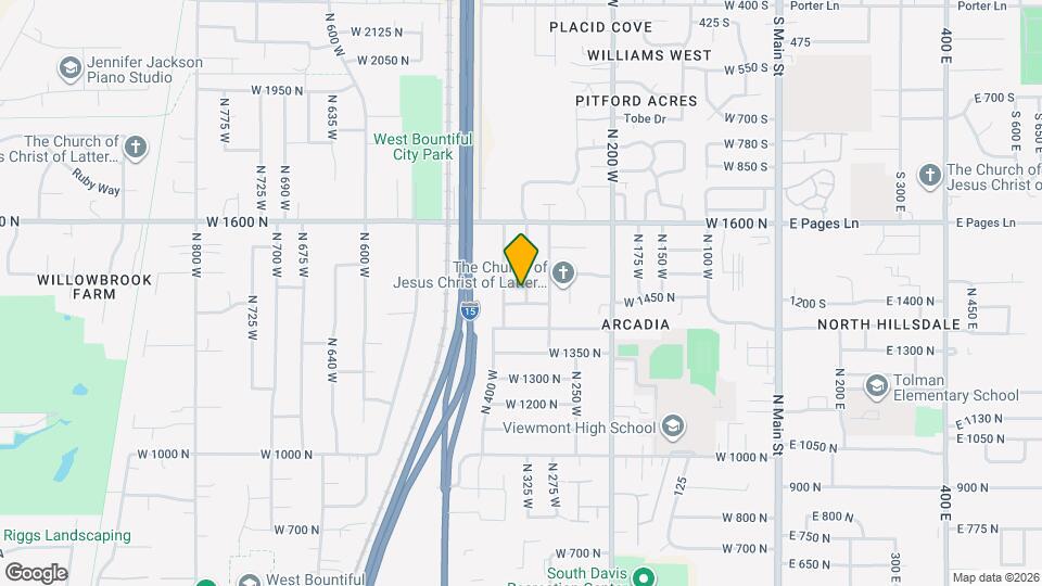 1457 N 350 W, Unit 2 Map and Location Details