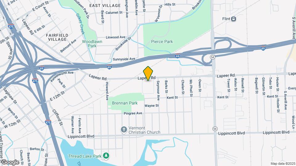 Lapeer Garden Apartments Map and Location Details