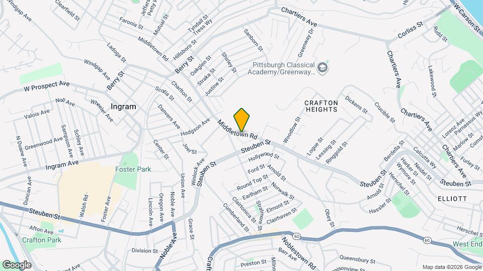 1008 Middletown Rd Mapa y Detalles de la Ubicación