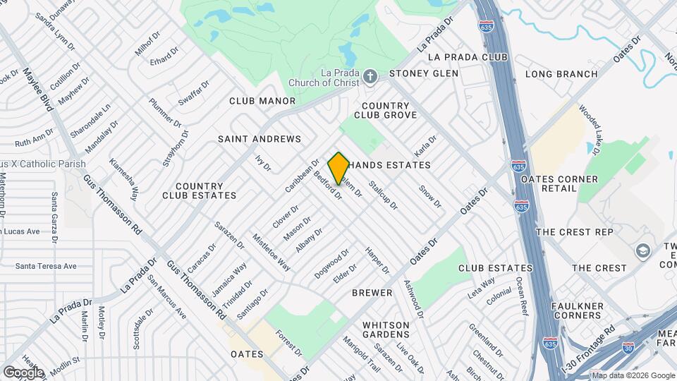4838 Bedford Dr Map and Location Details