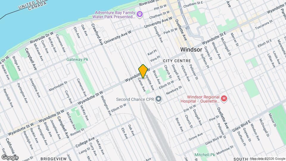 658 Caron Ave Map and Location Details