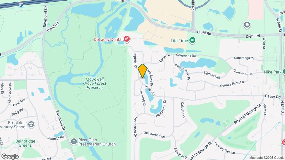 1209 W Bauer Rd Map and Location Details