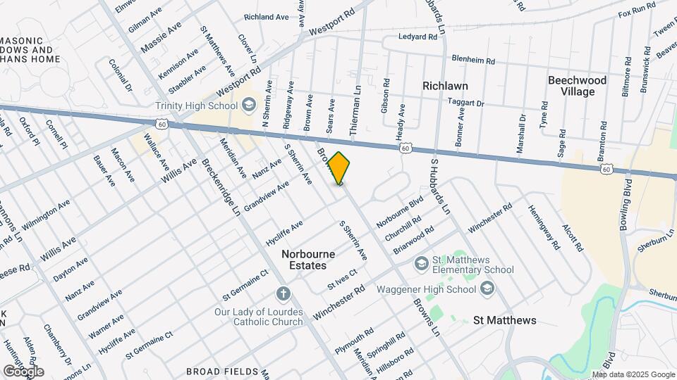224 Browns Ln Map and Location Details
