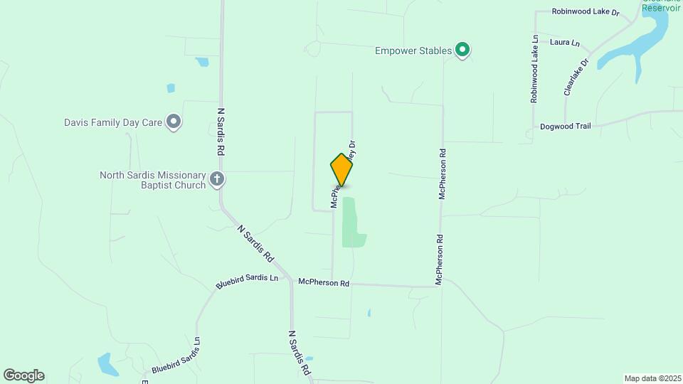 1136 McPherson Valley Rd Map and Location Details