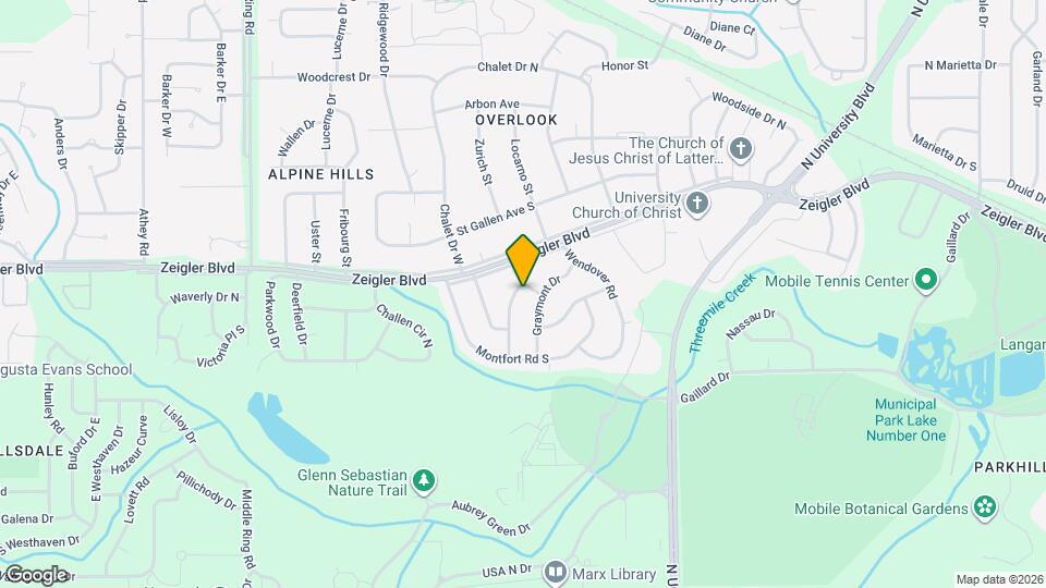 5855 Woodvale Dr Map and Location Details