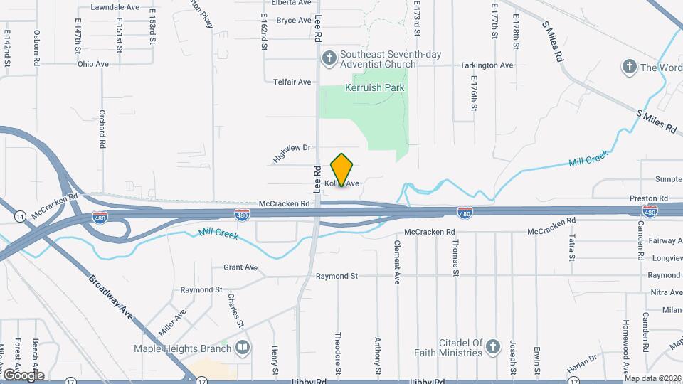 16702 Kollin Ave Map and Location Details