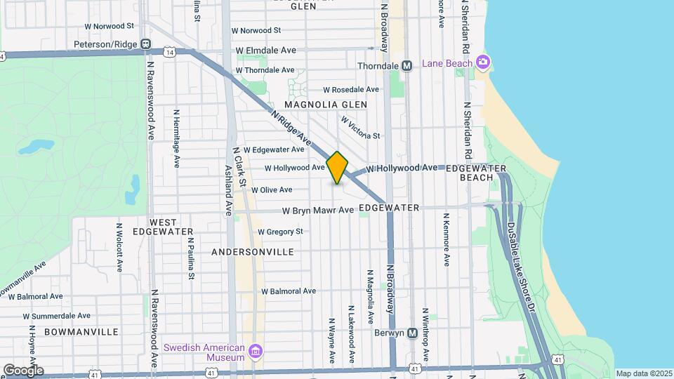 5627 N Wayne Ave Map and Location Details