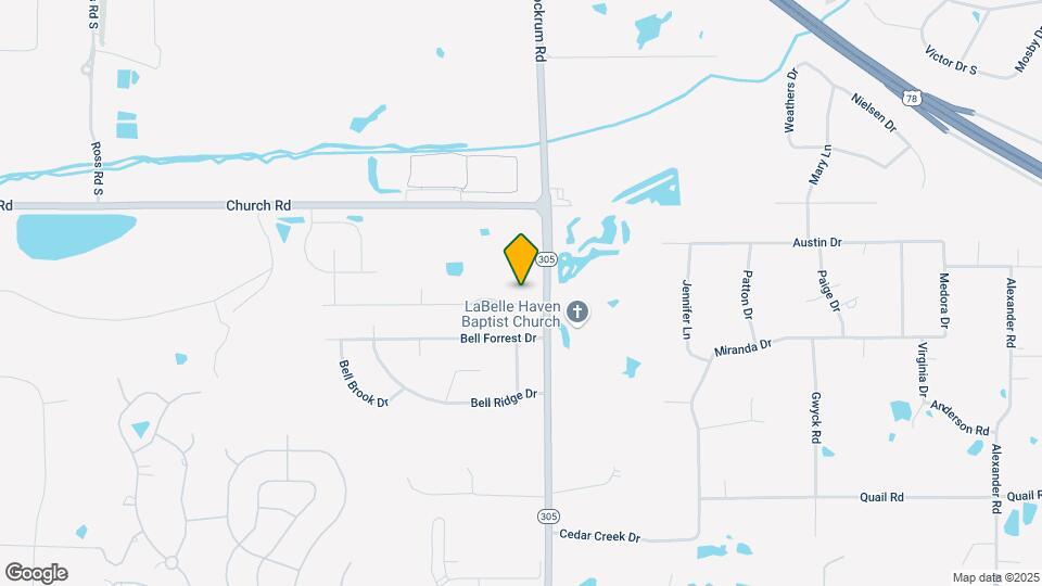 8954 Oak Grove Blvd Map and Location Details