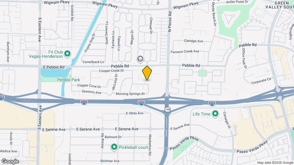 3270 Hidden Falls Way Map and Location Details
