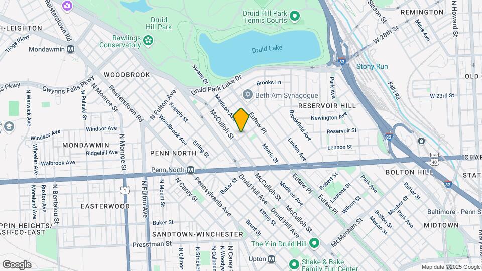 1100 Whitelock St Mapa y Detalles de la Ubicación