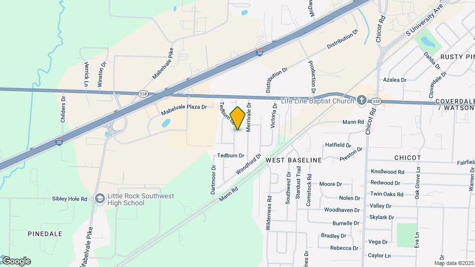 9123 Tedburn Cir Map and Location Details