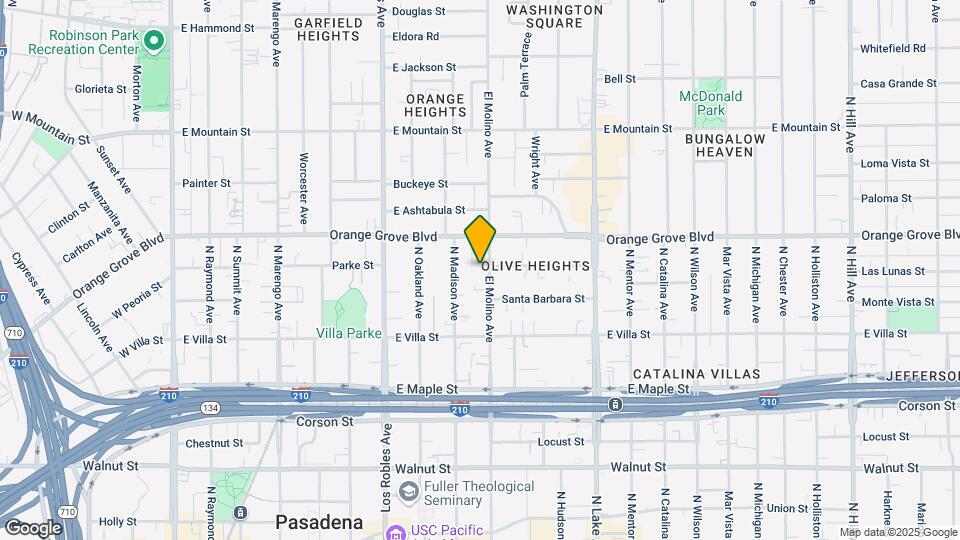 621 El Molino Ave Mapa y Detalles de la Ubicación