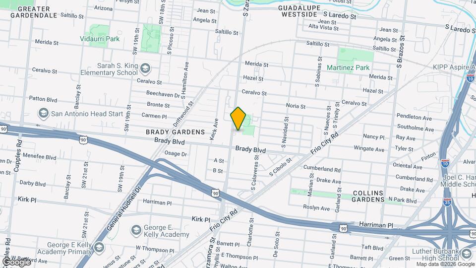 The Charles A. Gonzalez Senior Residence Map and Location Details