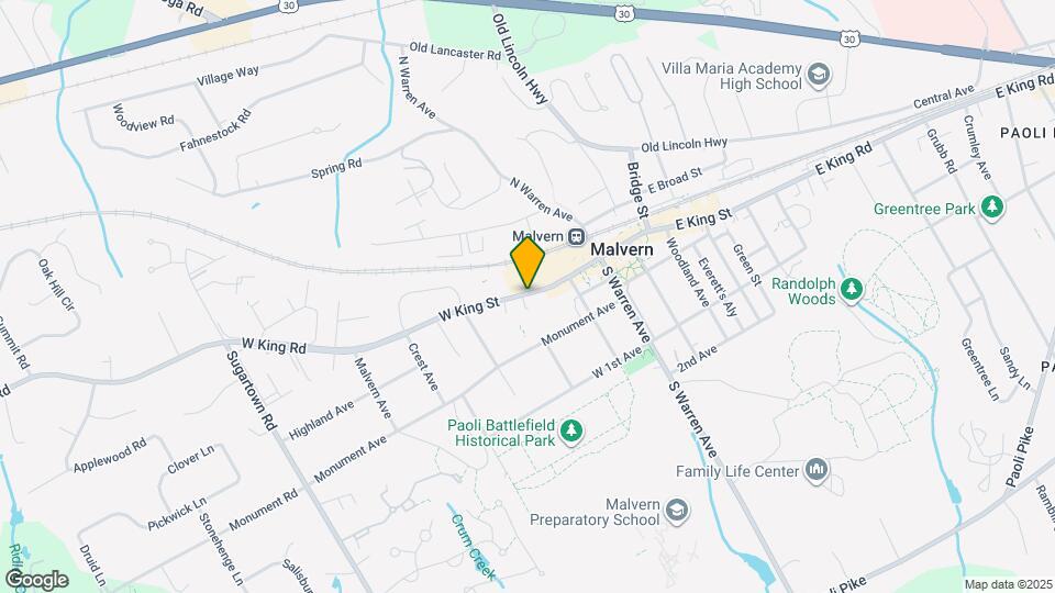 154 W King St Map and Location Details