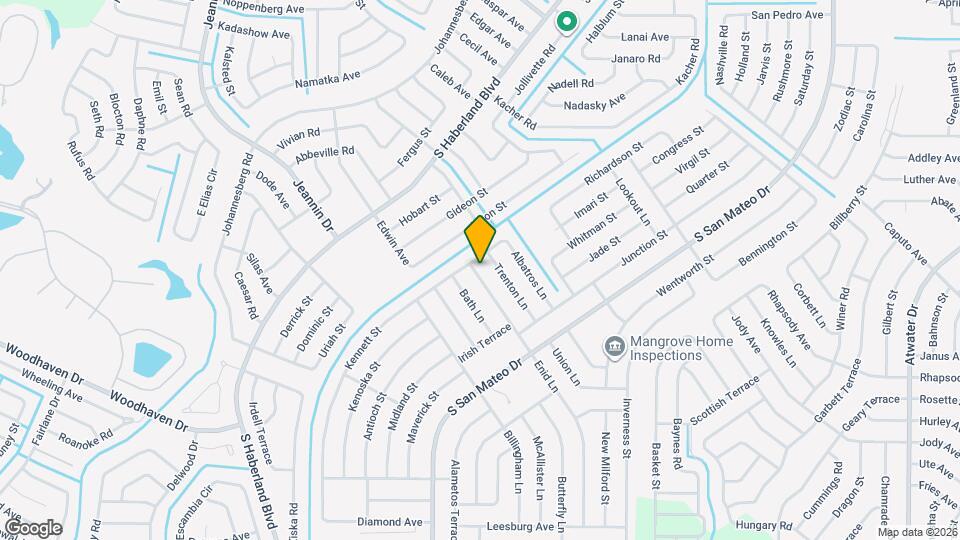 3536 Enid Ln Map and Location Details