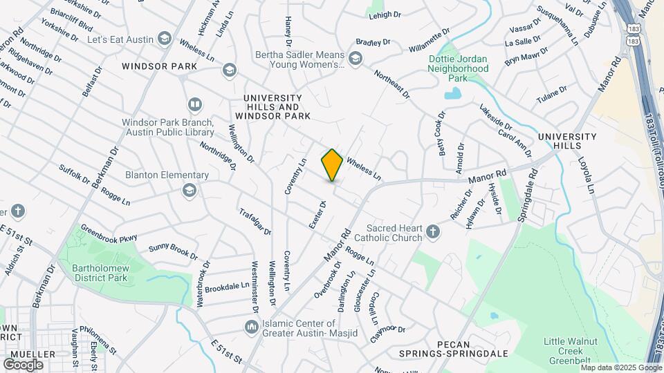 2701 Sweeney Ln Map and Location Details