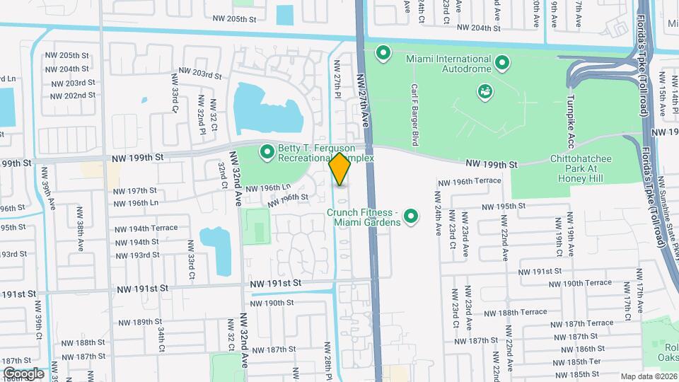 2778 NW 196th Terrace Map and Location Details