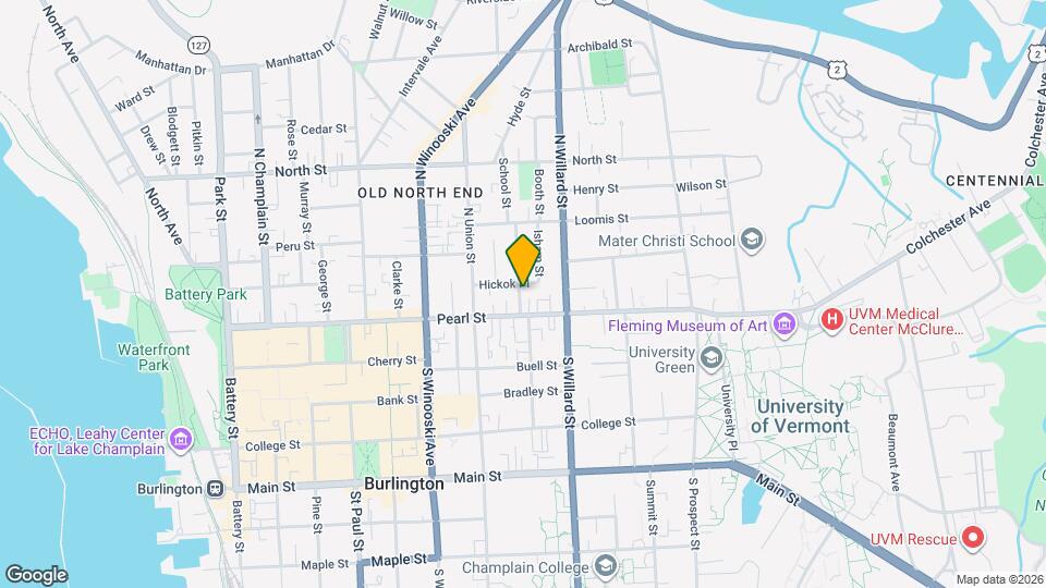 22 Greene St Map and Location Details