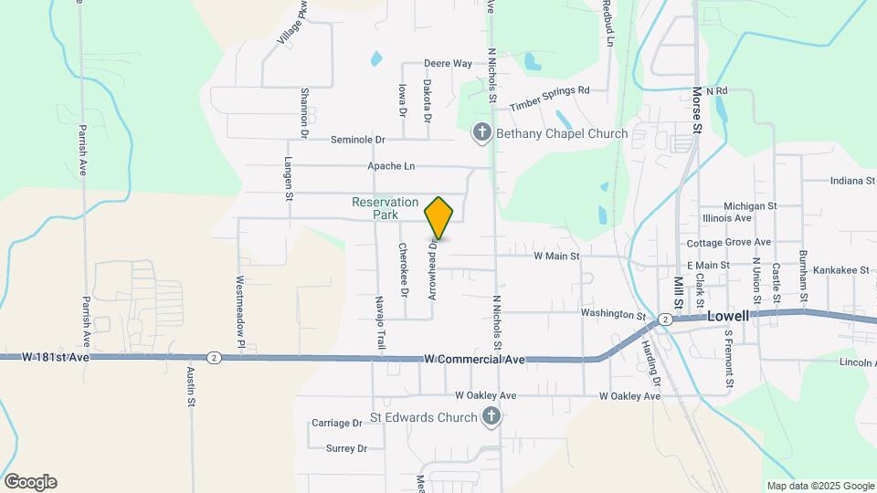 294 Arrowhead Dr Mapa y Detalles de la Ubicación