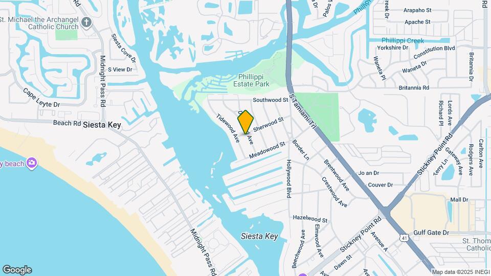 5912 Driftwood Ave Map and Location Details