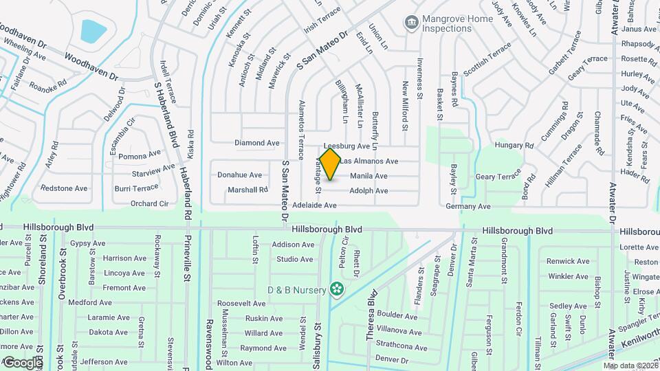 4276 Adolph Ave Map and Location Details