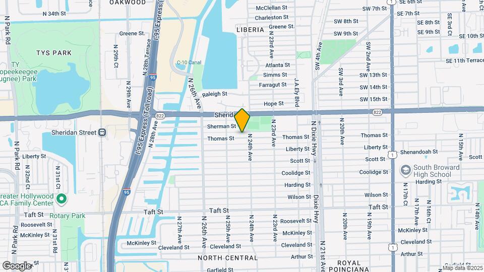 2415 Thomas St Map and Location Details