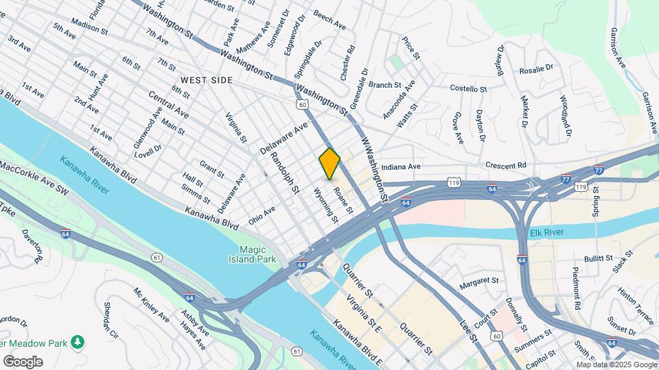 213 Roane St Map and Location Details