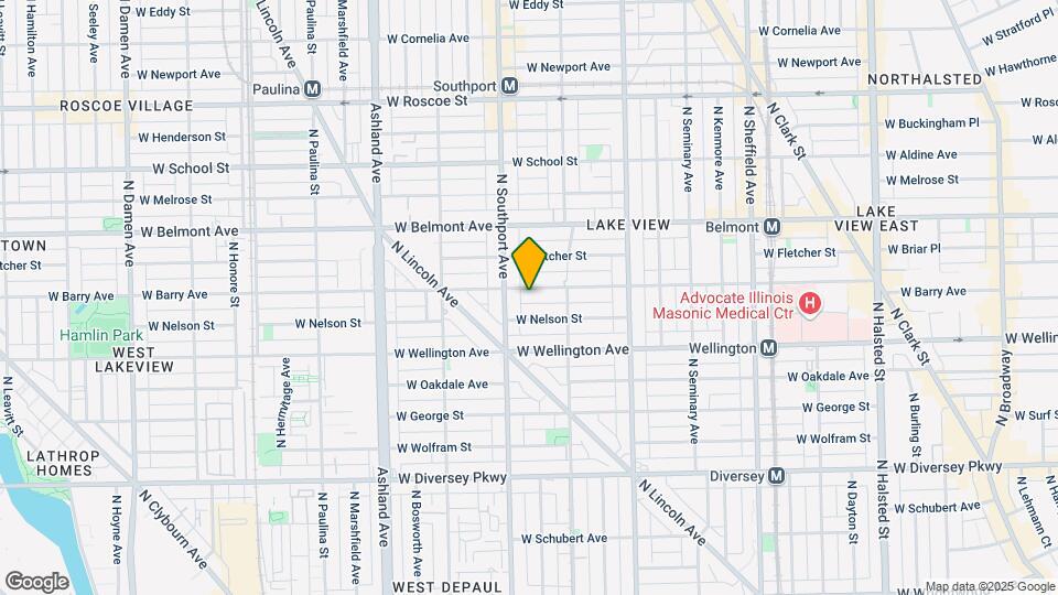 1337 W Barry Ave Mapa y Detalles de la Ubicación
