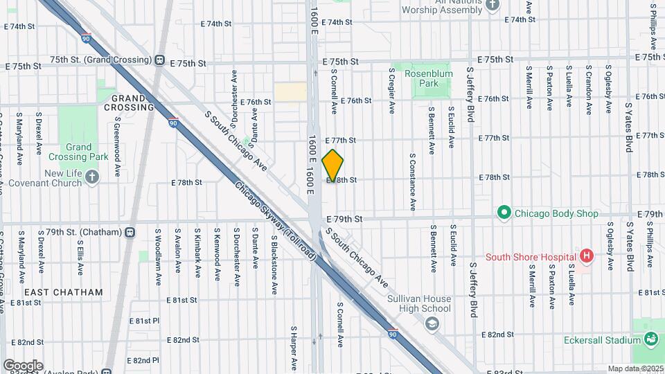 7808 S Cornell Ave Mapa y Detalles de la Ubicación