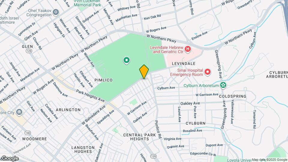 5133 Pembridge Ave Map and Location Details