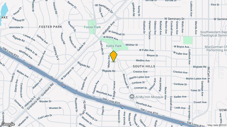 4748 S Ridge Terrace Map and Location Details