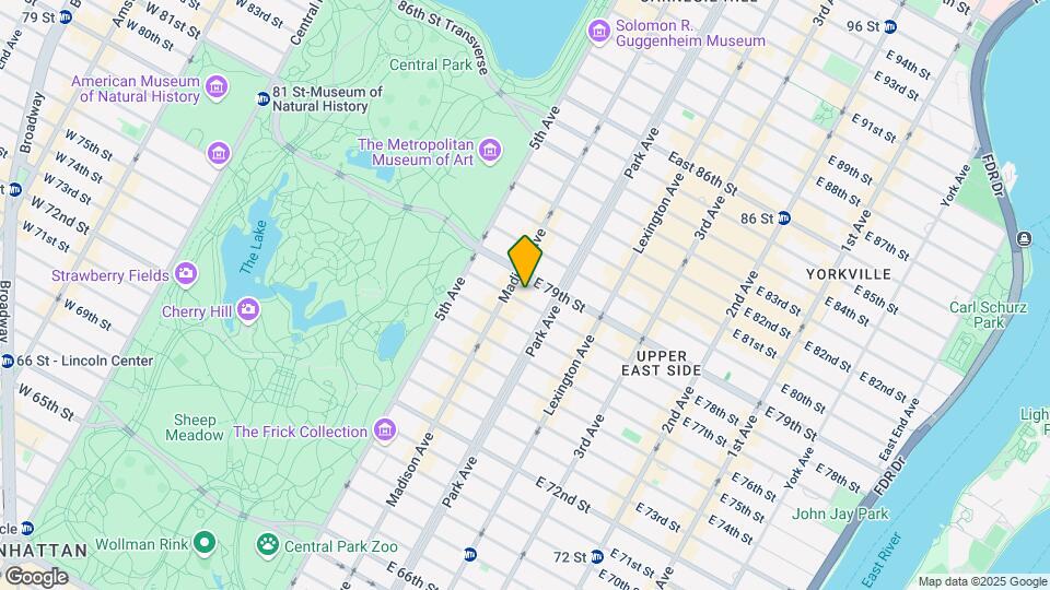 49 E 78th St Map and Location Details