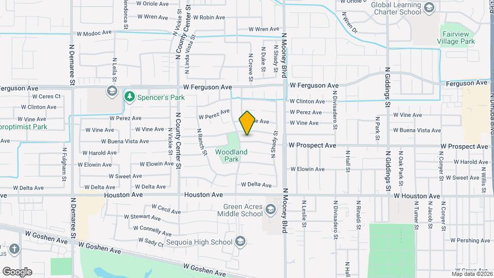 2406 W Prospect Ave Map and Location Details