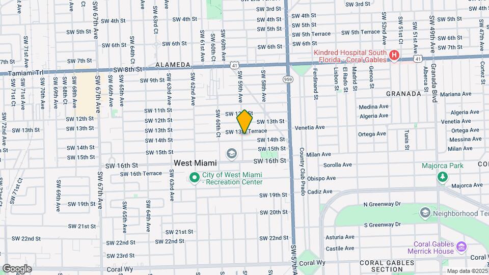 1395 SW 59th Ave Map and Location Details