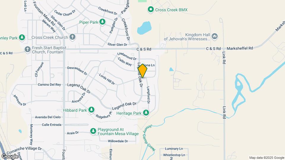 1415 Legend Oak Dr Map and Location Details