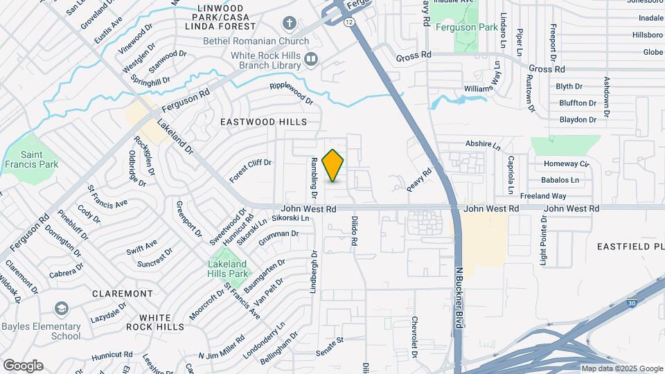 1510 Cherrycrest Ln Map and Location Details