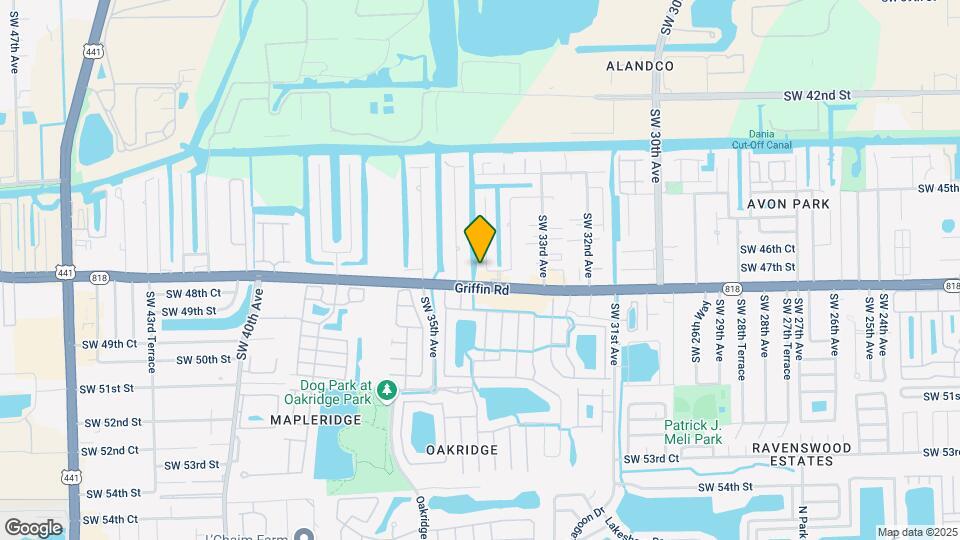 4721 SW 34th Dr Map and Location Details