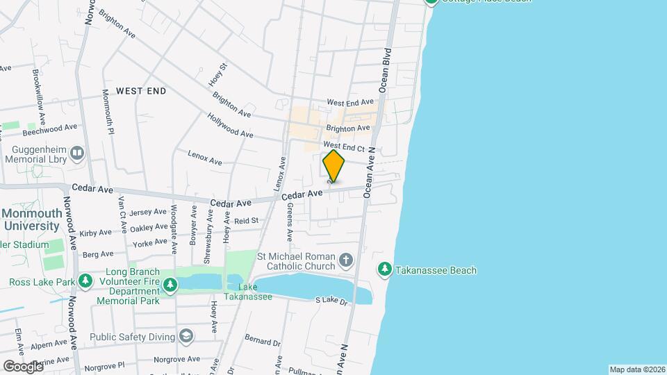 45 Cedar Ave Map and Location Details