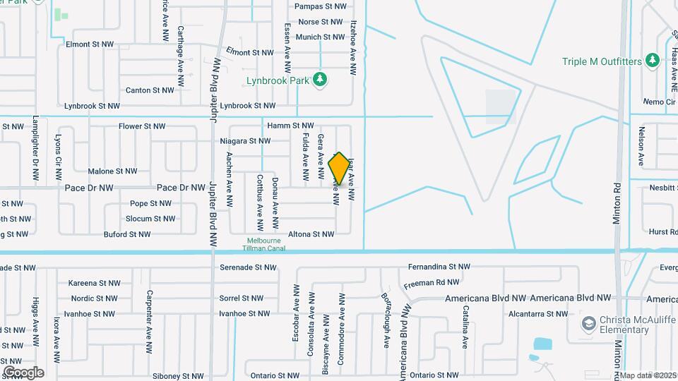 795 Hanau Ave NW Map and Location Details