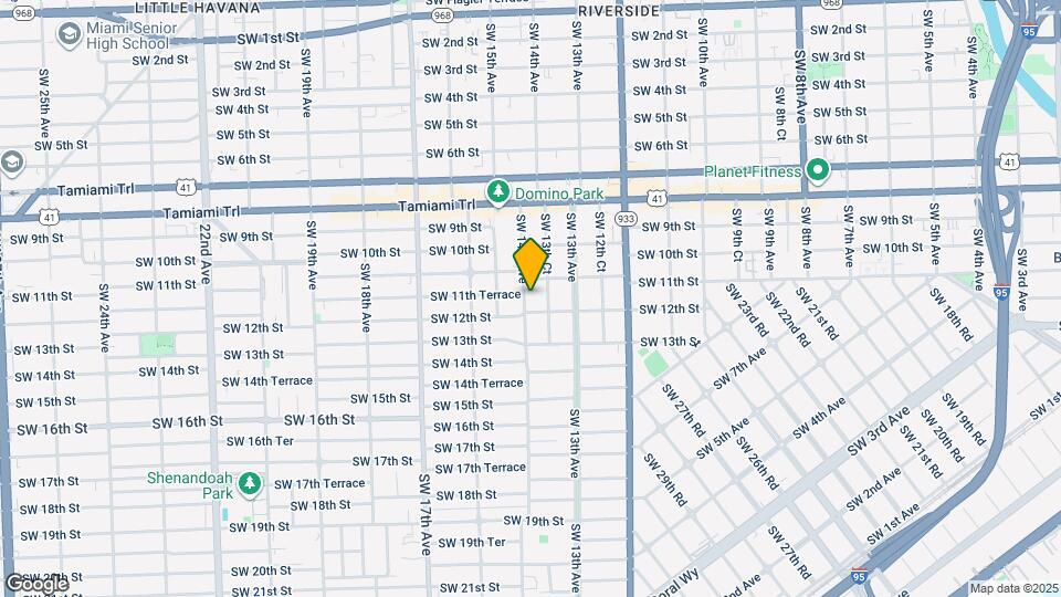 1131 SW 14th Ave Map and Location Details