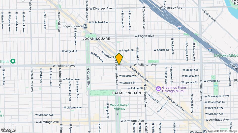 2945-2953 W Fullerton Ave Mapa y Detalles de la Ubicación