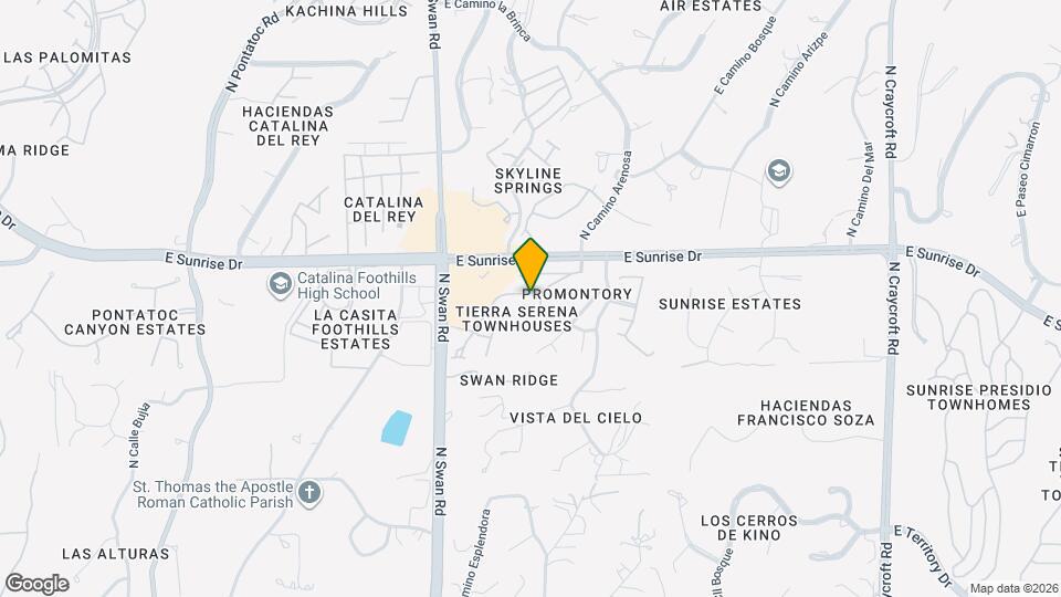 5526 N Arroyo Grande Dr Map and Location Details