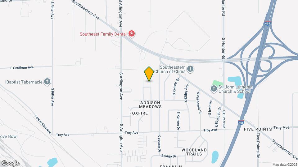 2712 Addison Meadows Ln Map and Location Details