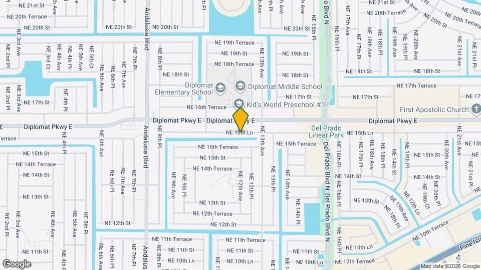 1202 NE 15th Ln Map and Location Details