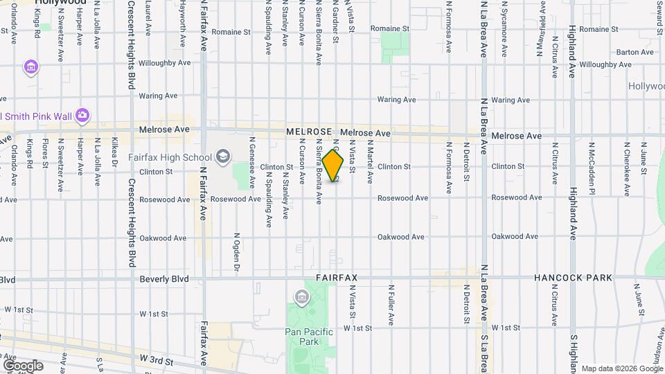 515 N Gardner St Map and Location Details