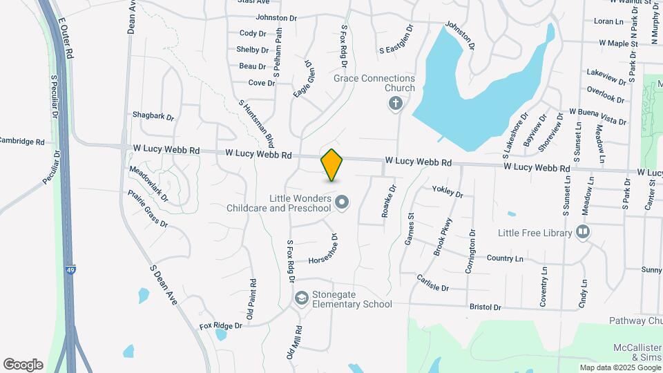 1504 Bridlewood Ln Map and Location Details