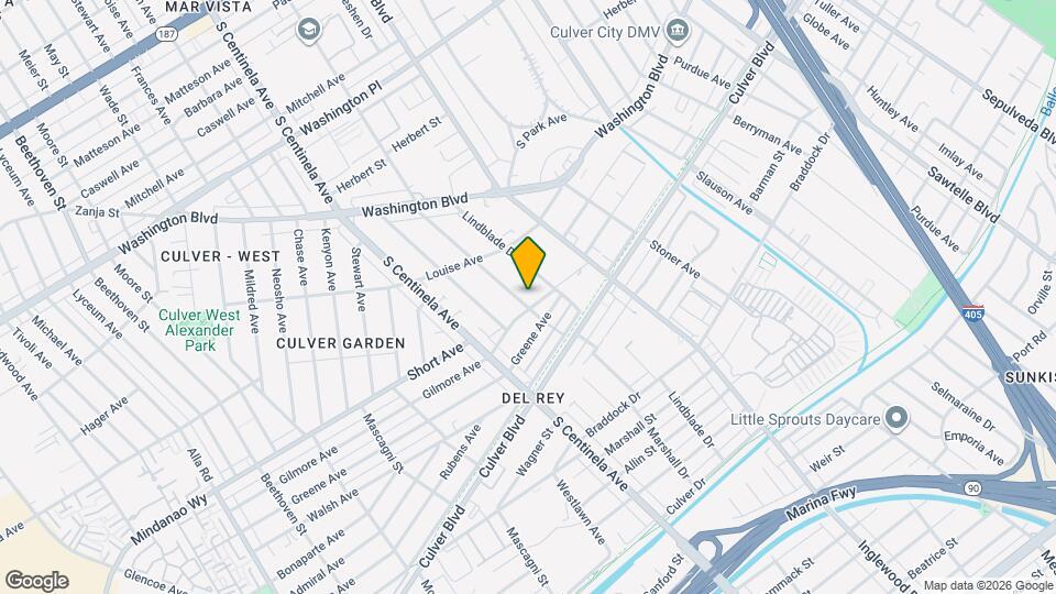 4434 Grand View Blvd Map and Location Details